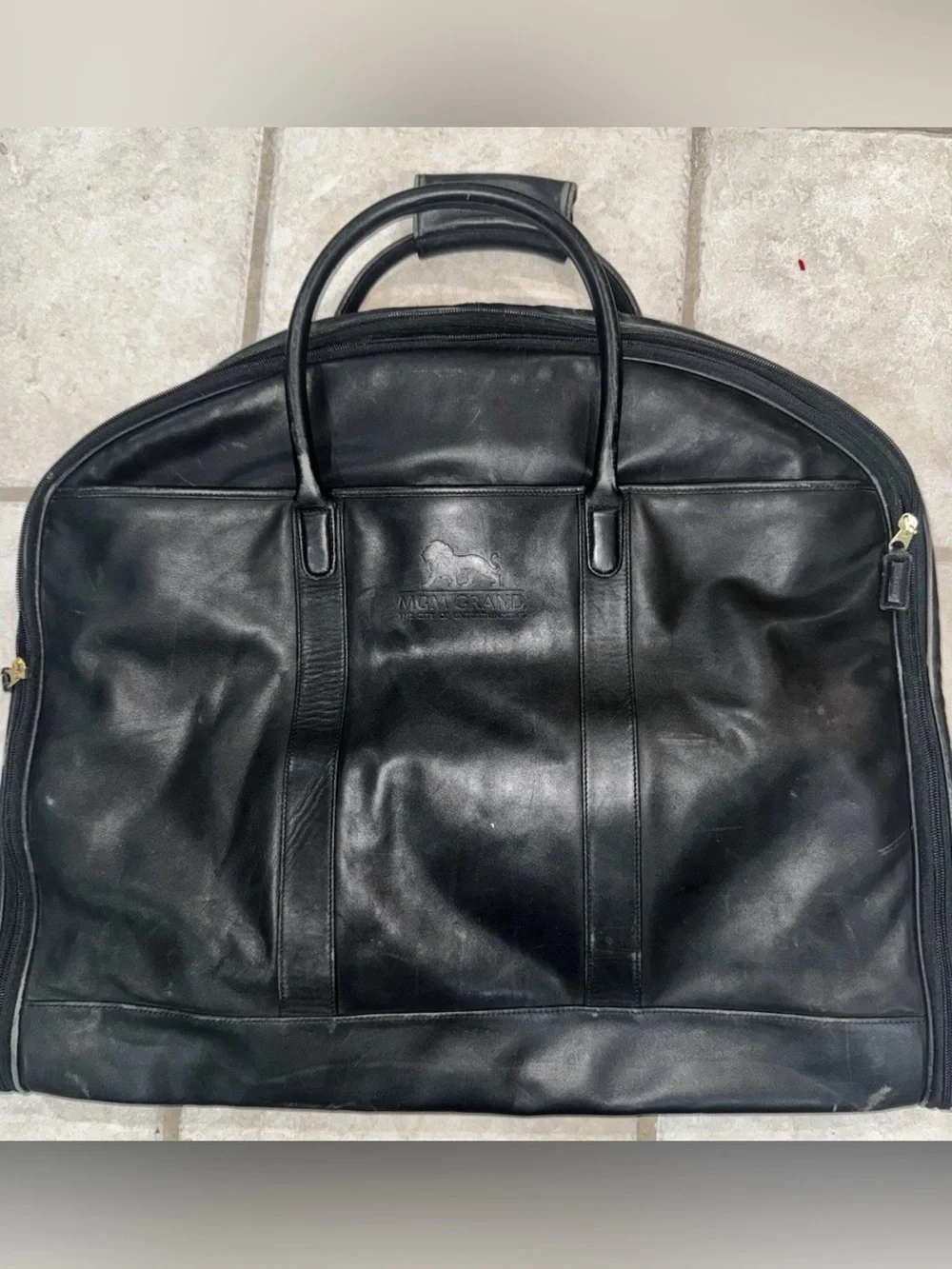 Rare limited Ed VTG coach leather garment bag